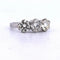 Bague 55 Bague ancienne victorienne en platine avec diamants taille ancienne 58 Facettes