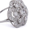 Bague 51 Bague Art déco en platine avec diamants 58 Facettes AN546 - P11 (06719)