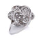 Bague 51 Bague Art déco en platine avec diamants 58 Facettes AN546 - P11 (06719)