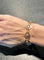 Bracelet Bracelet à motifs hexagonaux en or jaune 18 carats et diamants 58 Facettes