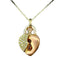 Collier Collier cœur cadenas en or tricolore serti de 1,50 ct de diamants 58 Facettes