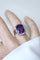 Bague 55 Bague cocktail améthyste et diamants 58 Facettes