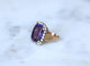 Bague 55 Bague cocktail améthyste et diamants 58 Facettes