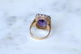 Bague 55 Bague cocktail améthyste et diamants 58 Facettes