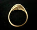 Bague 66 Art Nouveau - Bague en or jaune et platine sertie de diamants 58 Facettes