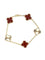 Bracelet Van Cleef & Arpels Alhambra Vintage - Bracelet en or rose et cornaline 58 Facettes