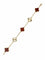 Bracelet Van Cleef & Arpels Alhambra Vintage - Bracelet en or rose et cornaline 58 Facettes