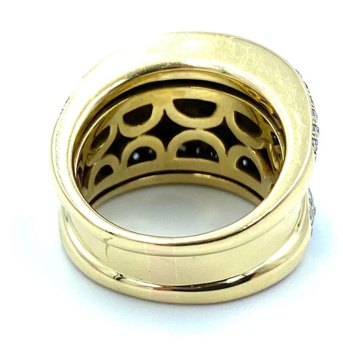 Bague 53 Chopard La Strada - Bague jonc en or jaune 18K et diamants 58 Facettes