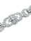 Bracelet Bracelet Art déco géométrique en platine et diamants 8 ct 58 Facettes
