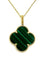 Collier Van Cleef & Arpels Magic Alhambra - Sautoir en or jaune 18K et malachite 58 Facettes