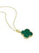 Collier Van Cleef & Arpels Magic Alhambra - Sautoir en or jaune 18K et malachite 58 Facettes