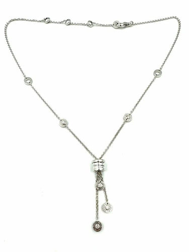 Collier BVLGARI B.zero1 - Collier en or blanc 18K et diamants 58 Facettes