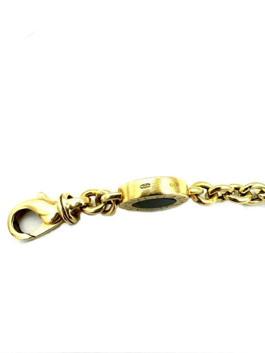 Bracelet BVLGARI BVLGARI-BVLGARI - Bracelet en or jaune 18K et onyx 58 Facettes