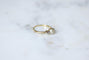 Bague 59 Bague ancienne perle fine et diamants sur or et platine 58 Facettes