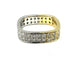 Bague 53 Bague vintage bicolore en or 18 carats et diamants 1,70 ct 58 Facettes