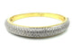 Bracelet Bucherer - Bracelet jonc ouvrant en or jaune 18K et diamants 58 Facettes