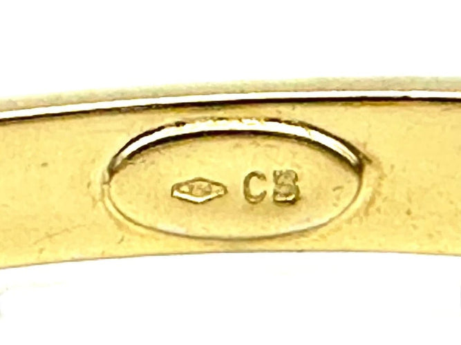 Bracelet Bucherer - Bracelet jonc ouvrant en or jaune 18K et diamants 58 Facettes