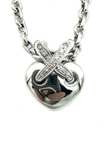 Collier Chaumet Liens - Collier en or blanc 18K et diamants 58 Facettes