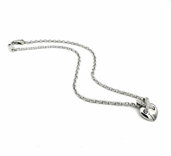 Collier Chaumet Liens - Collier en or blanc 18K et diamants 58 Facettes