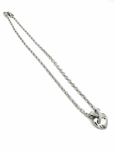 Collier Chaumet Liens - Collier en or blanc 18K et diamants 58 Facettes