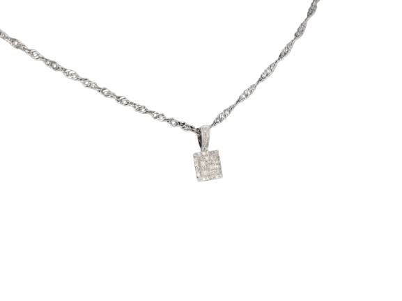 Pendentif Pendentif en or blanc avec diamant 58 Facettes 2024