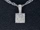 Pendentif Pendentif en or blanc 14 carats avec diamants 58 Facettes 2024