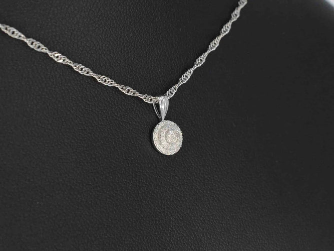 Pendentif Pendentif en or blanc et diamants 58 Facettes 2026