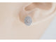 Boucles d'oreilles Boucles d’oreilles entourage en or blanc 14 carats avec diamants 58 Facettes 2027