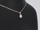 Pendentif Pendentif en or blanc 14 carats avec diamants 58 Facettes 2074
