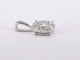 Pendentif Pendentif en or blanc 14 carats avec diamants 58 Facettes 2074