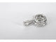 Pendentif Pendentif en or blanc 14 carats avec diamants 58 Facettes 2074