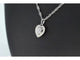 Pendentif Pendentif cœur en or blanc 14 carats avec diamants 58 Facettes 2082
