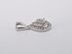 Pendentif Pendentif goutte en or blanc et diamants 58 Facettes 2077