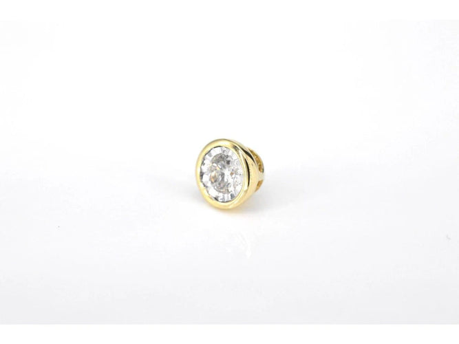 Pendentif Pendentif en or 14 carats et diamant taille brillant 58 Facettes 2092