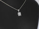 Pendentif Pendentif en or blanc 14 carats avec diamant taille brillant 58 Facettes 2190
