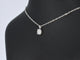 Pendentif Pendentif en or blanc 14 carats avec diamant 58 Facettes 2156