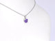 Pendentif Pendentif en or blanc avec améthyste 58 Facettes 2193