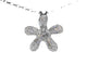 Pendentif Pendentif en or blanc 14 carats avec diamant 0,40 ct 58 Facettes 2218