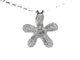 Pendentif Pendentif en or blanc 14 carats avec diamant 0,40 ct 58 Facettes 2218
