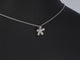 Pendentif Pendentif en or blanc 14 carats avec diamant 0,40 ct 58 Facettes 2218