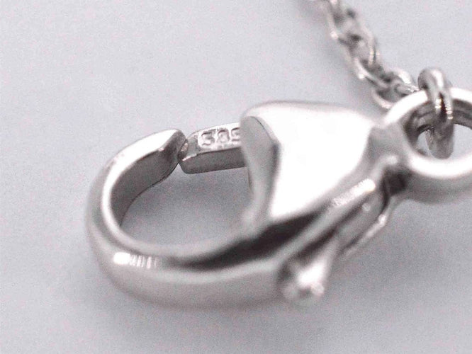 Bracelet Bracelet en or blanc 14 carats avec diamant 0,10 ct 58 Facettes 2235