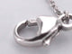 Bracelet Bracelet en or blanc 14 carats avec diamant 0,10 ct 58 Facettes 2235