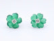 Boucles d'oreilles Boucles d’oreilles en or blanc 14 carats avec diamants 0,18 ct 58 Facettes 2258