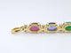 Pendentif Pendentif en or jaune 14 carats avec diamants et pierres multicolores 58 Facettes 2277