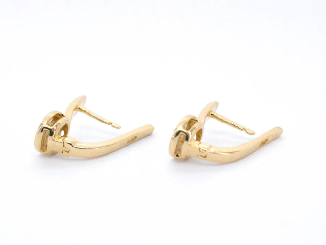 Boucles d'oreilles Boucles d'oreilles en or 14 carats avec diamants 58 Facettes 2281