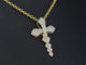 Pendentif Pendentif en or jaune 14 carats avec diamant 58 Facettes 2337