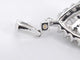 Pendentif Pendentif larme en or blanc avec diamants 58 Facettes 2056