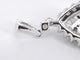 Pendentif Pendentif larme en or blanc 14 carats avec diamant 58 Facettes 2056