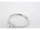 Bague 54 Bague entourage en or blanc 14 carats avec diamants 58 Facettes 2086