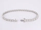 Bracelet Bracelet tennis en or blanc 18 carats avec diamants 58 Facettes 2036